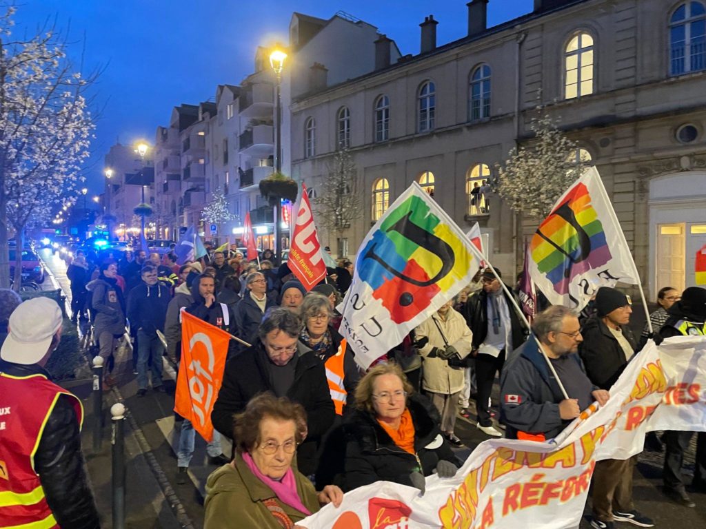 Une manif à Fontenay aux Roses du jamais vu depuis des décennies